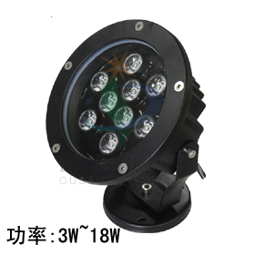 The LED circular spotlight 3W~18W
